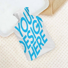 Lade das Bild in den Galerie-Viewer, Wärmflasche mit Bezug 26,5 X 15,3cm mit Fotos Muster Text Logo selbst gestalten und bedrucken
