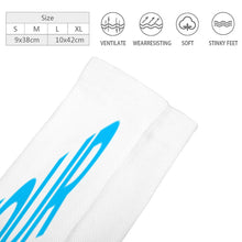 Lade das Bild in den Galerie-Viewer, Damen & Herren Schwarze Strümpfe Socken Gekämmte Baumwolle selbst gestalten und bedrucken