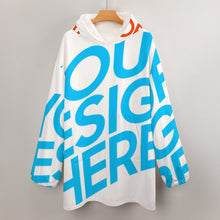 Lade das Bild in den Galerie-Viewer, Einzelbilddruck Herren / Männer Hoodie-Decke Warm Hoodie Wearable Sweatshirt-Decke, TV-Decke, Faule Kleidung Pyjamas Kapuzenpullover B412 mit Foto Text Muster selbst gestalten und bedrucken