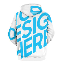 Lade das Bild in den Galerie-Viewer, Unisex Damen / Herren Einzelbilddruck Premium Sweatshirt Kapuzenpullover in Übergröße mit doppel Kapuzen mit Fotos Muster Text Logo selbst gestalten und bedrucken