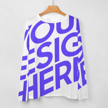 Lade das Bild in den Galerie-Viewer, Einzelbild-Design Damen / Frauen Pyjamaoberteil Schlafanzug-Oberteil AL in weicher Qualität mit Foto Design Motiv Text selbst gestalten und bedrucken