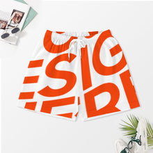 Lade das Bild in den Galerie-Viewer, Einzelbild-Design Damen / Frauen Kurze Schlafanzug Shorty Pyjama Set aus Seide mit Foto Design Motiv Text selbst gestalten und bedrucken