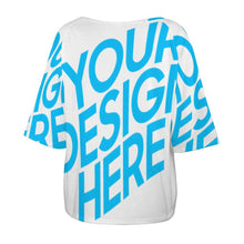 Lade das Bild in den Galerie-Viewer, Einzelbilddruck Vollprint Damen / Frauen Kurzarmshirt Tshirt mit 1/2 Arm BAT mit Fotos Muster Text Logo selbst gestalten und bedrucken
