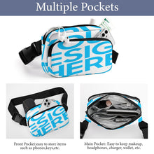 Lade das Bild in den Galerie-Viewer, All Print Bauchtasche Waistbag Hüfttasche Waist Bag für Herren Damen mit Foto Design Motiv Text selbst gestalten und bedrucken