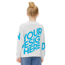 Lade das Bild in den Galerie-Viewer, Mädchen MY03 Sweatshirt Pullover mit Rundhalsausschnitt mit Fotos Motiven selbst gestalten und bedrucken