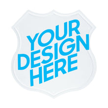 Lade das Bild in den Galerie-Viewer, Metall hängende Malerei (Schildform) Metallschild Blechschilder Deko Schild mit Spruch selbst gestalten und bedrucken