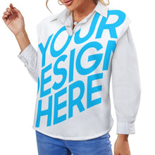 Lade das Bild in den Galerie-Viewer, Multi-Bilder-Druck Schulterfreie Strickweste Bestickte Pullunder Pullover MY06 Weste Damen / Frauen mit Foto Text Muster selbst gestalten und bedrucken