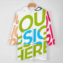 Lade das Bild in den Galerie-Viewer, Multi-Image-Druck Weihnachten Kapuzensweatshirt Mädchen Sweatshirt Pullover Kapuze B412 Blanket Hoodie mit Fotos Muster Text Logo selbst gestalten und bedrucken