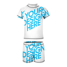 Lade das Bild in den Galerie-Viewer, Kurzarm Badeanzug für Jungen BT002 selbst gestalten und bedrucken