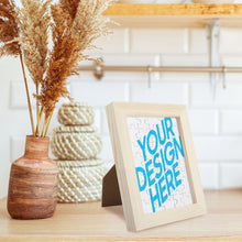 Lade das Bild in den Galerie-Viewer, Puzzle Bilderrahmen Fotorahmen mit Photo in vertikale Version selbst gestalten und bedrucken