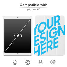Lade das Bild in den Galerie-Viewer, iPad Mini 4/5/6 Tablet Hülle Schutzhülle Klapphülle mit Stifthalter mit Fotos Muster Text Logo selbst gestalten und bedrucken
