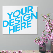 Lade das Bild in den Galerie-Viewer, Horizontale Version Leinwandbild Wandbild mit Fotos Muster Text Logo selbst gestalten und bedrucken