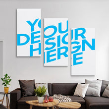 Lade das Bild in den Galerie-Viewer, 3 Panel hängende Poster vertikal 1:2 / Leinwandbild 3-teilig / Leinwand Malerei Wandbilder mit Foto selbst gestalten und bedrucken