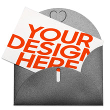 Lade das Bild in den Galerie-Viewer, Grußkarte Fotokarte Postkarte in horizontalen Version mit Fotos Muster Text Logo selbst gestalten und bedrucken