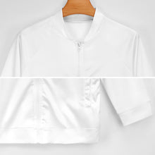 Lade das Bild in den Galerie-Viewer, Einzelbilddruck Bomberjacke Collegejacke College Jacke WY10 für Herren mit Fotos Muster Text Logo selbst gestalten und bedrucken