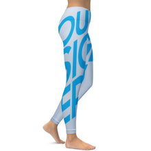 Lade das Bild in den Galerie-Viewer, Allover-Print Yoga Hose Trainingstights Sportleggings Yogahose Jogginghose WHC003 mit Fotos Muster Text Logo selbst gestalten und bedrucken
