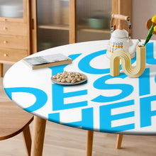 Lade das Bild in den Galerie-Viewer, Runde Tischdecke Wachstuch Abwaschbar 100cm 110cm 120cm 130cm mit Foto Design Motiv Text selbst gestalten und bedrucken