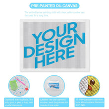 Lade das Bild in den Galerie-Viewer, Diamond Painting / Diamant Malerei / Diamant Bilder Eigenes Bild mit runden Steinchen- selbst gestalten und bedrucken