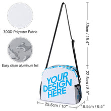 Lade das Bild in den Galerie-Viewer, Lunch-Umhängetasche Mittagessen-Schultertasche Volldruck selbst gestalten und bedrucken