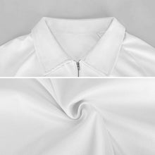 Lade das Bild in den Galerie-Viewer, Einzelbild-Design Herren / Männer Kurzarm Poloshirt T Shirt Sport mit Zipp LTPL20 mit Ihrem Design Foto Motiv Text selbst gestalten und bedrucken