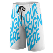 Lade das Bild in den Galerie-Viewer, Badeshorts & Badehose Kurz - Jungen - Vierteiliges Design Druck - selbst gestalten und bedrucken