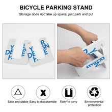 Lade das Bild in den Galerie-Viewer, Fahrradständer Fahrradwandhalter Faltbar mit Foto Muster Text selbst gestalten und bedrucken