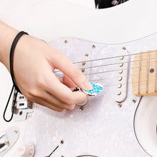 Lade das Bild in den Galerie-Viewer, Herren Retro Plektrum Halskette mit Anhänger aus Edelstahl mit Foto Namen Logo selbst gestalten und bedrucken