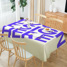 Lade das Bild in den Galerie-Viewer, Tischdecke Tischtuch aus Leinen mit Foto Design Motiv Text selbst gestalten und bedrucken
