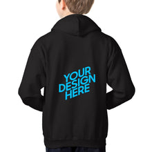 Lade das Bild in den Galerie-Viewer, Kapuzenpullover Ohne Tasche Kinder und Jugendliche Jungen Rücken-Druck selbst gestalten und bedrucken