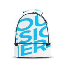 Lade das Bild in den Galerie-Viewer, Doppeldecker Kühltasche Lunchtasche mit Tragegriff mit Fotos Muster Text Logo selbst gestalten und bedrucken