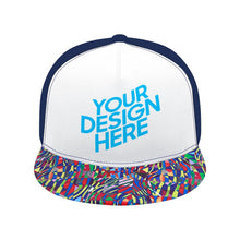 Lade das Bild in den Galerie-Viewer, Herren & Damen Snapback Cap Plain Gummi Baseballkappe mit einer Vielzahl von Farben selbst gestalten und bedrucken