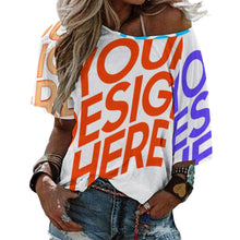 Lade das Bild in den Galerie-Viewer, Multi-Image-Druck Allover Print Kurzarmshirt Tshirt mit 1/2 Arm BAT mit Fotos Muster Text Logo selbst gestalten und bedrucken
