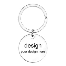 Lade das Bild in den Galerie-Viewer, Schlüsselanhänger Metall Anhänger aus Titan Stahl (fünf Stil verfügbar) mit Namen Gravur selbst gestalten