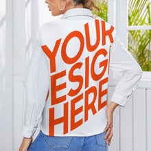 Lade das Bild in den Galerie-Viewer, Multi-Bilder-Druck Schulterfreie Strickweste Bestickte Pullunder Pullover MY06 Weste Damen / Frauen mit Foto Text Muster selbst gestalten und bedrucken