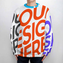 Lade das Bild in den Galerie-Viewer, Multi-Image-Design Unisex Sweatshirt Pulli mit Rundhalsausschnitt MY09 Damen/Herren mit Foto Design Motiv Text selbst gestalten und bedrucken