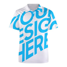 Lade das Bild in den Galerie-Viewer, Einzelbilddruck Sommer Polo Shirt Tshirt Herren / Männer B612 mit Fotos Muster Text Logo selbst gestalten und bedrucken