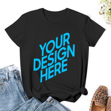 Lade das Bild in den Galerie-Viewer, Kurzarm T-Shirt TSHIRT für Frauen Doppelseitiger Druck selbst gestalten und bedrucken