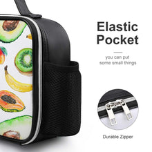 Lade das Bild in den Galerie-Viewer, Abnehmbare Leder Lunchtasche Lunch Bag Kühltasche mit Tragegriff 21×27×9cm mit Foto / Text selbst gestalten und bedrucken