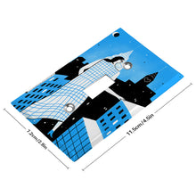 Lade das Bild in den Galerie-Viewer, Amerikanische Europäische Schalttafel Einloch 11.5×7.2cm selbst gestalten und bedrucken