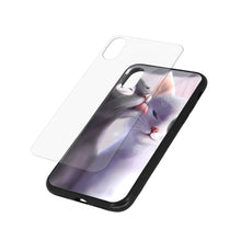 Lade das Bild in den Galerie-Viewer, Apple iPhone XR TPU Glas ausgezeichnete Handgefühl Handyhülle mit Foto selbst gestalten und bedrucken