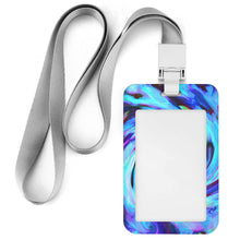 Lade das Bild in den Galerie-Viewer, Vertikal-Version Arbeitskarte ID Hülle Arbeitskartenschale Work Card Shell mit Foto Text Muster selbst gestalten und bedrucken