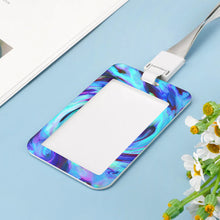 Lade das Bild in den Galerie-Viewer, Vertikal-Version Arbeitskarte ID Hülle Arbeitskartenschale Work Card Shell mit Foto Text Muster selbst gestalten und bedrucken