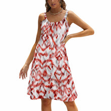 Lade das Bild in den Galerie-Viewer, Ärmelloses Kleid Trägerkleid für Damen Frauen mit Foto Text selbst gestalten und bedrucken