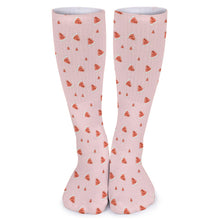 Lade das Bild in den Galerie-Viewer, Atmungsaktive Strümpfe Socken Kompressionsstrümpfe lang - 5 Paar des gleichen Designes - mit Fotos Muster Text Logo selbst gestalten und bedrucken