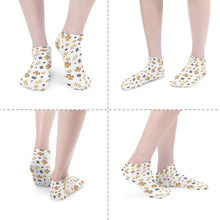 Lade das Bild in den Galerie-Viewer, Atmungsaktive kurze Socken Sneakersocken - 5 Paar des gleichen Designs - für Herren & Damen (5x Paar) mit Fotos Muster Text Logo selbst gestalten und bedrucken