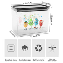 Lade das Bild in den Galerie-Viewer, Aufbewahrungsbox mit Deckel / Versiegelte Aufbewahrungsbox mit Foto selbst gestalten und bedrucken