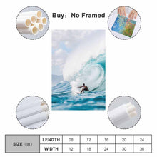 Lade das Bild in den Galerie-Viewer, Vertikale Version 2:3 Aufhängende Leinwand Malerei / Hängende Gemälde mit Foto selbst gestalten und bedrucken