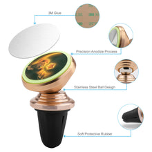Lade das Bild in den Galerie-Viewer, Auto Magnet Handyhalterung Universal Handy Autohalterung Halter für die Auto Lüftung mit Foto selbst gestalten und bedrucken