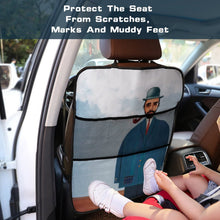 Lade das Bild in den Galerie-Viewer, Autokindersitz Rücksitzschutz Sitzschutz Trittschutzpolster Anti-Kick-Pads für Autositze mit Fotos Muster Text Logo selbst gestalten und bedrucken