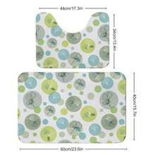 Lade das Bild in den Galerie-Viewer, Badematten Set 2 teilig Badezimmermatte Fußmatten Badteppich Set mit mit Fotos Muster Text Logo selbst gestalten und bedrucken